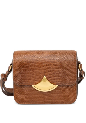 Sessùn leather cross body bag - Brown