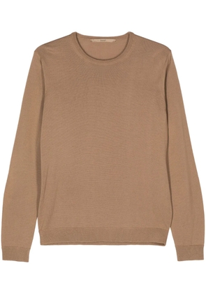 Nuur fine-knit merino jumper - Brown