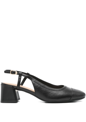Clarks 45mm Nyta45 slingback block-heel pumps - Black