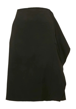 Versace Pre-Owned draped pencil skirt - Black