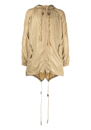 Private Stock The Demarchelier drawstring-hood jacket - Brown