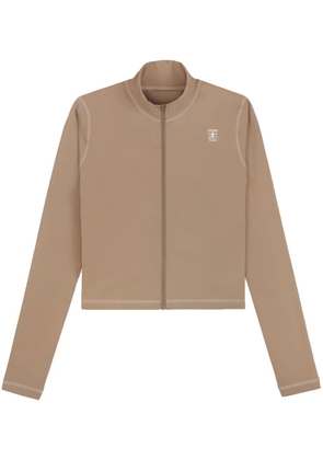 Sporty & Rich Runner zip-up jacket - Brown
