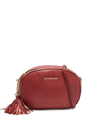 Michael Kors Ginny leather cross body bag - Red