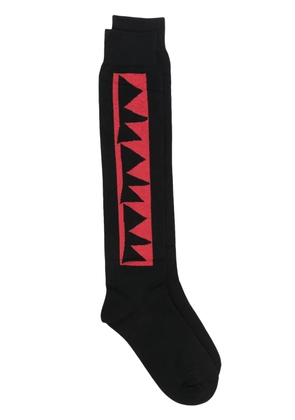 Comme des Garçons Homme Plus intarsia-knit mid-calf socks - Black