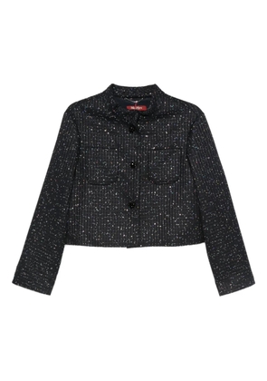Max Mara sequin-embellished jacket - Blue