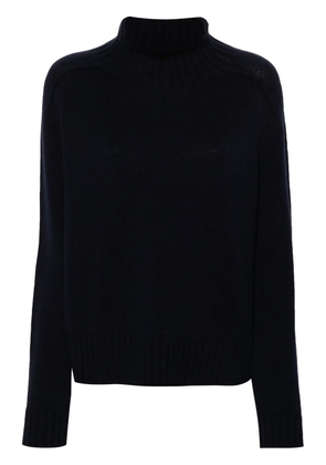 BOMPARD hammer-sleeve high-neck sweater - Blue