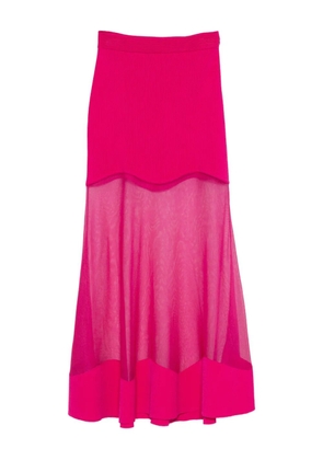 Alexander McQueen Pre-Owned elasticated-waist skirt - Pink