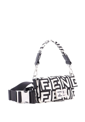 Fendi Pre-Owned x Marc Jacobs Baguette NM Bag Printed Nylon shoulder bag - Black