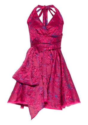 Talbot Runhof Lombino mini dress - Pink
