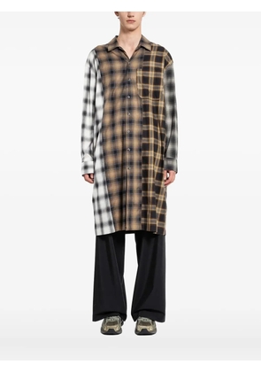 Song For The Mute plaid shirt - Neutrals