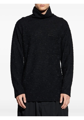 Yohji Yamamoto high-neck jumper - Black