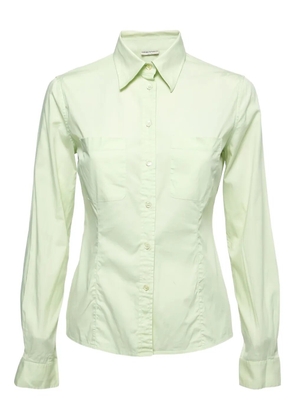 Emporio Armani Pre-Owned chest-pockets shirt - Green