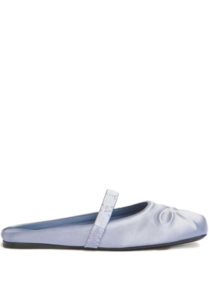 Marni satin ballet flats - Purple
