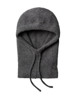 Calvin Klein drawstring-fastening balaclava hat - Grey