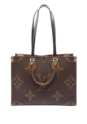 Louis Vuitton Pre-Owned 2021-2025 Monogram Giant OnTheGo MM satchel - Brown