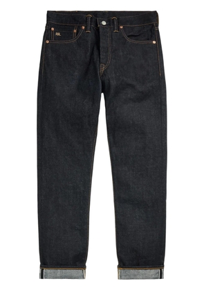 Ralph Lauren RRL logo-patch slim-fit jeans - Blue