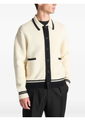 Manière De Voir Julien button combed cotton knit cardigan - Neutrals