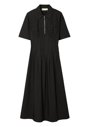 Tory Burch pleat-waist dress - Black
