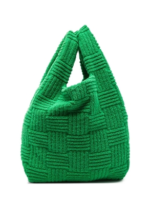 Bottega Veneta Pre-Owned textured woven shoulder bag - Green
