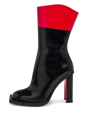 Alexander McQueen Pre-Owned 105mm colour-block ankle boots - Black