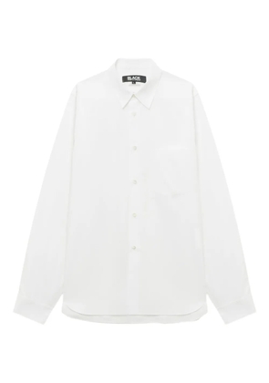Black Comme Des Garçons pocket buttoned shirt - White