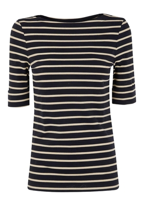 Lauren Ralph Lauren striped cotton T-shirt - Blue