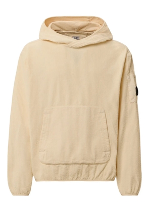 C.P. Company logo-detail hoodie - Neutrals