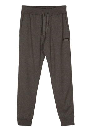 Paul & Shark logo-plaque track pants - Brown