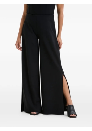 Marcella Lexington side-slits trousers - Black
