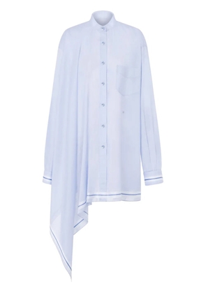 Moschino asymmetric shirt - Blue