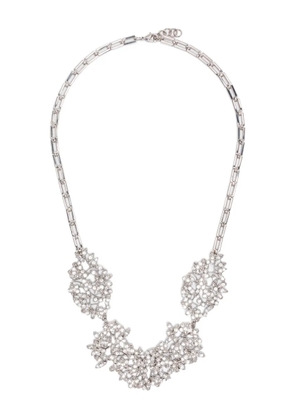 Jil Sander embellished chain necklace - Silver