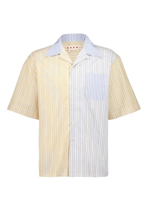 Marni striped two-tone shirt - Neutrals