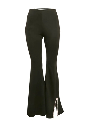 AREA crystal-embellished trousers - Black
