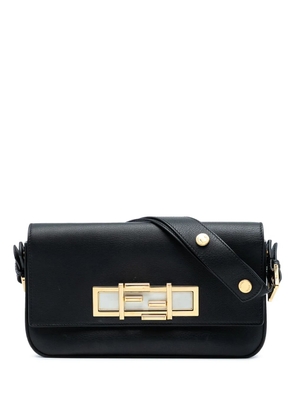 Fendi Pre-Owned 2018-2025 Leather 3Baguette shoulder bag - Black