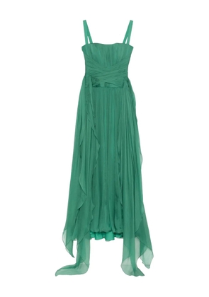 M.Marquise Dione chiffon dress - Green