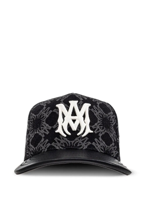 AMIRI monogrammed-logo baseball cap - Black