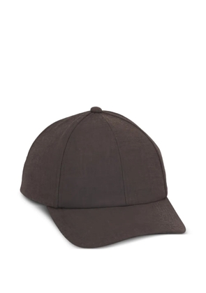wahts Pierce logo-label baseball cap - Brown