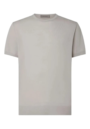 Corneliani short-sleeve virgin wool T-shirt - Grey