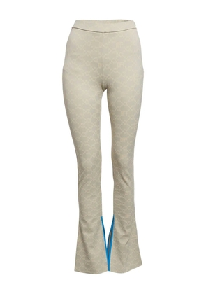 Off-White Pre-Owned monogram flared trousers - Neutrals