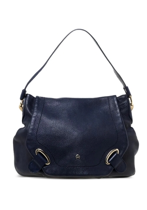 Aigner Vintage leather shoulder bag - Blue