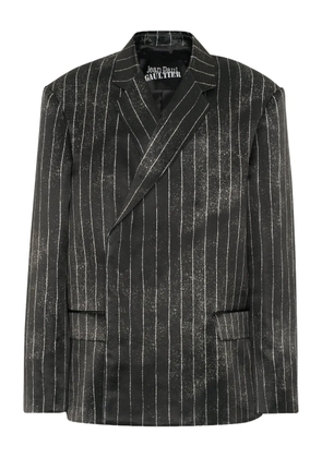 Jean Paul Gaultier pinstripe-pattern jacket - Black