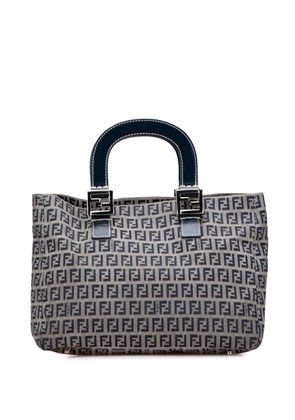 Fendi Pre-Owned 2000-2010 Small Zucchino Canvas Twins tote bag - Grey