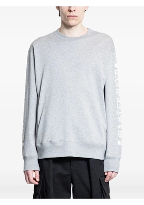 Mastermind World skull-print logo cotton sweatshirt - Grey