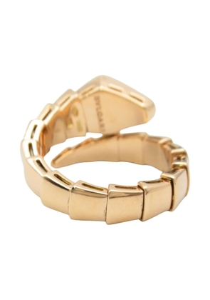 Bvlgari Pre-Owned 2010 18kt rose gold Serpenti diamond ring