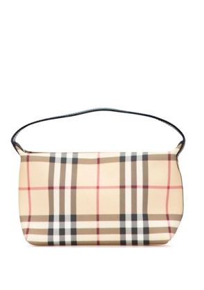 Burberry Pre-Owned 2000-2017 House Check Coated Canvas handbag - Brown