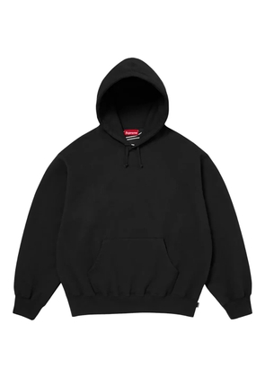 Supreme logo appliqué hoodie - Black