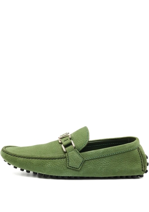 Louis Vuitton Pre-Owned Hockenheim leather loafers - Green
