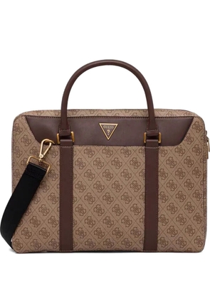 GUESS USA Vezzola laptop bag - Brown