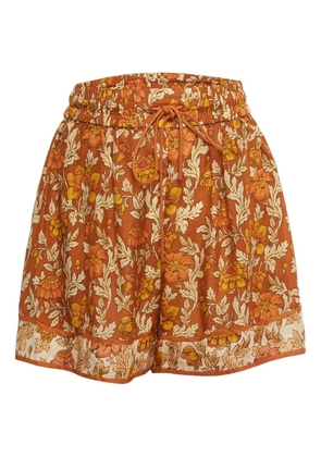 ZIMMERMANN Andie printed shorts - Brown