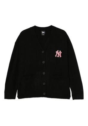 NEW ERA CAP logo-embroidered cardigan - Black